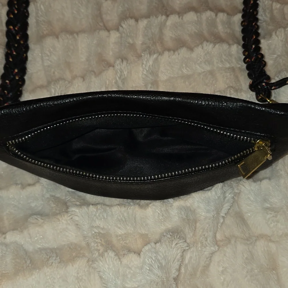 Anthropology Faux Leather Crossbody Convertible Bag - Picture 4 of 7